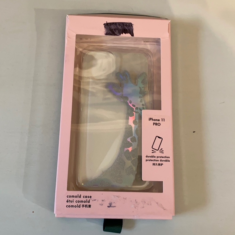Kate Spade iPhone 11 Pro iridescent giraffe case